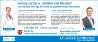 Vortrag zur Serie &quot;Schlafen und Träumen&quot; am 5. November 2018