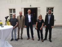 Das Schlaflabor -Team Spremberg (v.l.n.r.): Robert Stahn, Bernd Stahn, Dr. Frank Käßner, Michele Sickert, Dr. Florian Daub